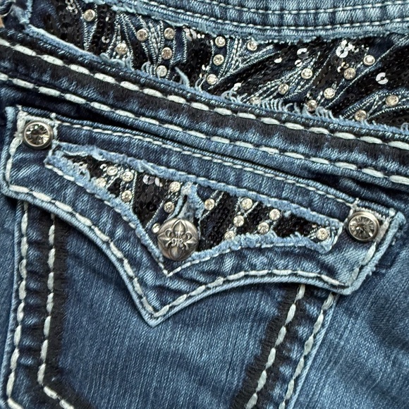 Miss Me Dark Blue Skinny Jeans - Picture 6 of 13